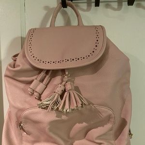 Pink backpack